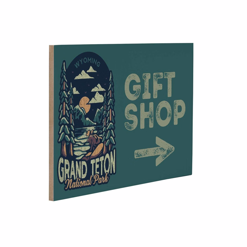 8" x 12" MDF Wood Print
