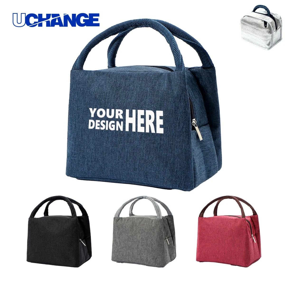 Insulated Aluminum Foil Lunch Picnic Bag 1