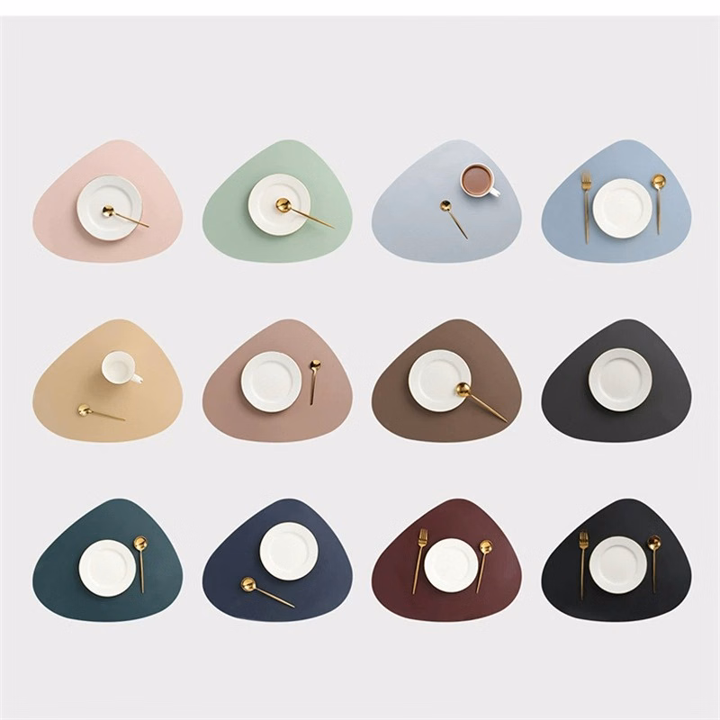 Contoured Leather-Style Placemat