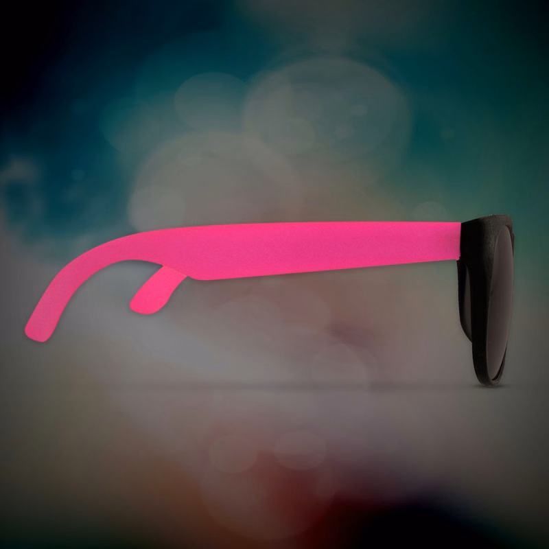 Custom Pink Neon Billboard Sunglasses,printed lenses glasses