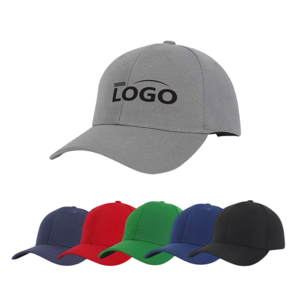 Brushed Polyester Baseball Cap 1
