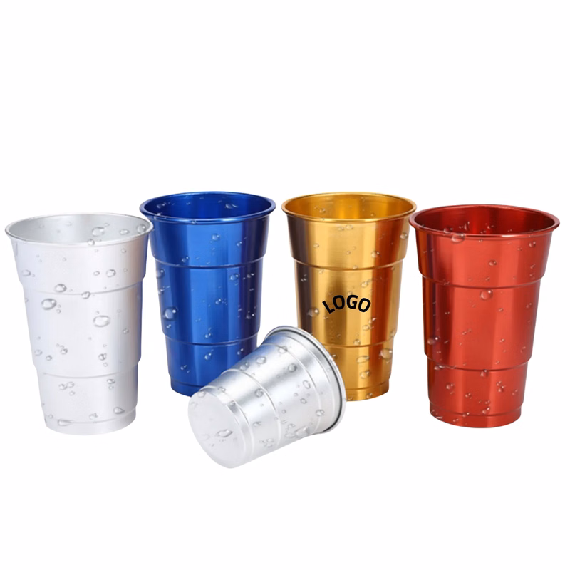 12oz Reusable Food Grade Aluminum Drinking Cup