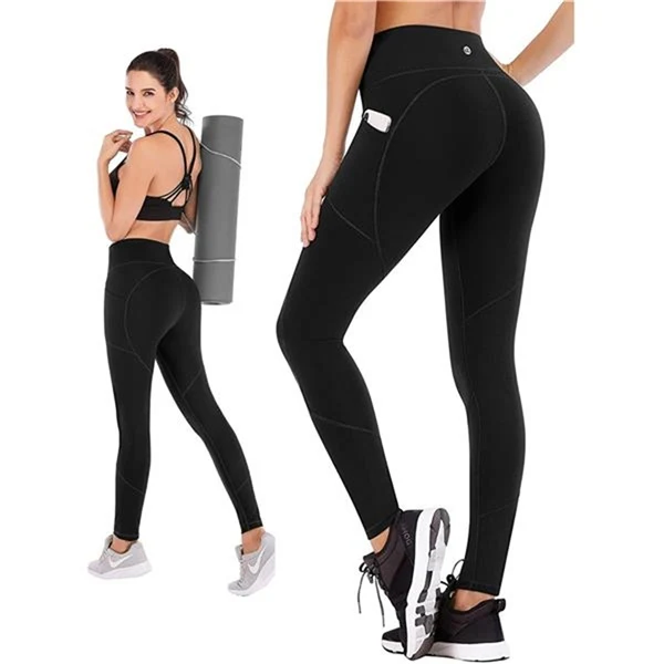 High waist leggings yoga pants with pockets 1