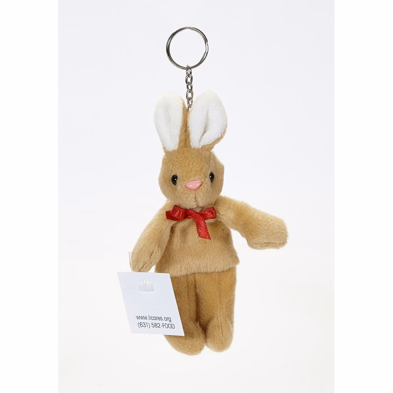 Stuffed Animal Keychain - Bunny, Latte