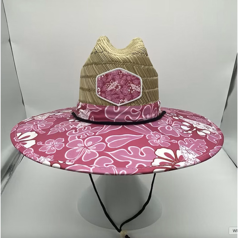 Lifeguard Beach Sun Straw Hat