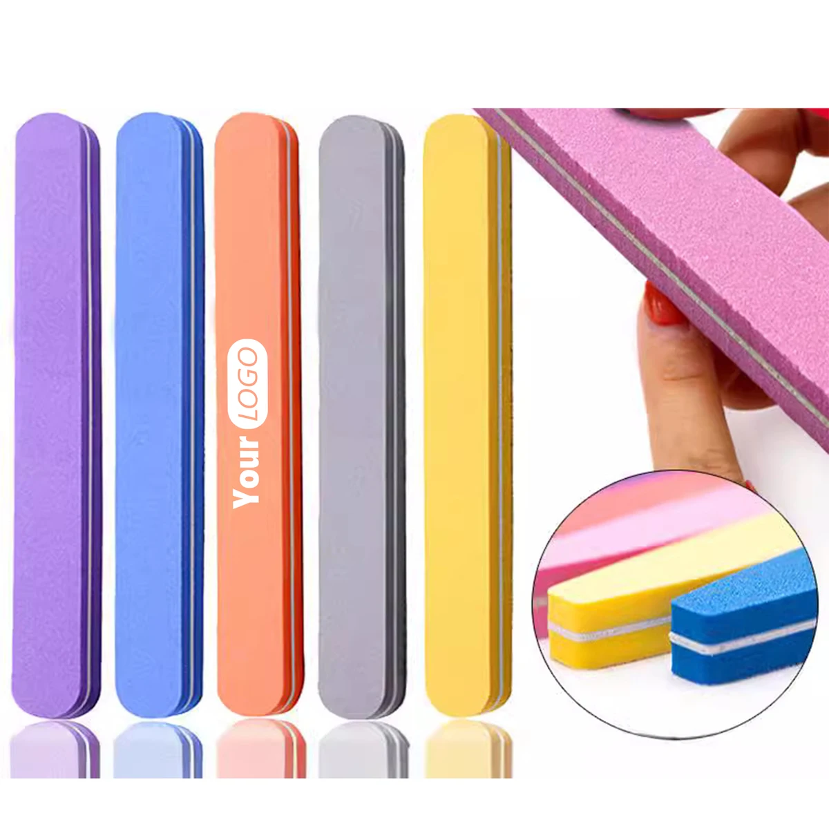 Double-Sided EVA Nail File Buffer Stick 1