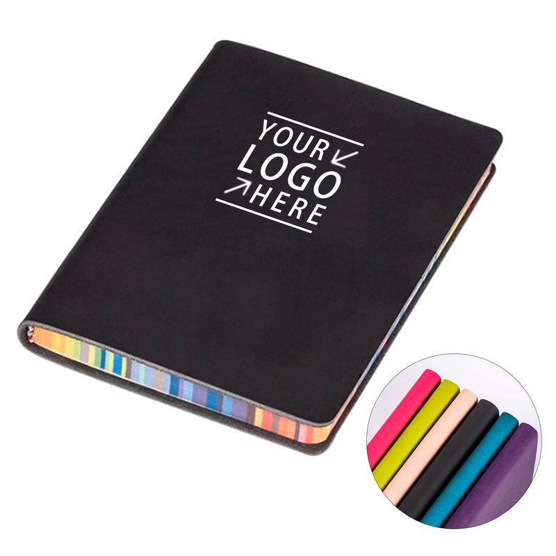 A5 Soft Face Thickened Rainbow Edge Notebook