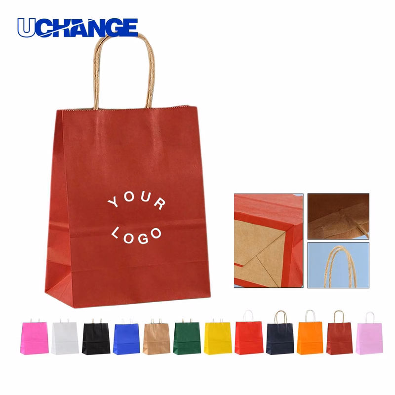 Kraft Paper Tote Bag Carrier for Two Cups