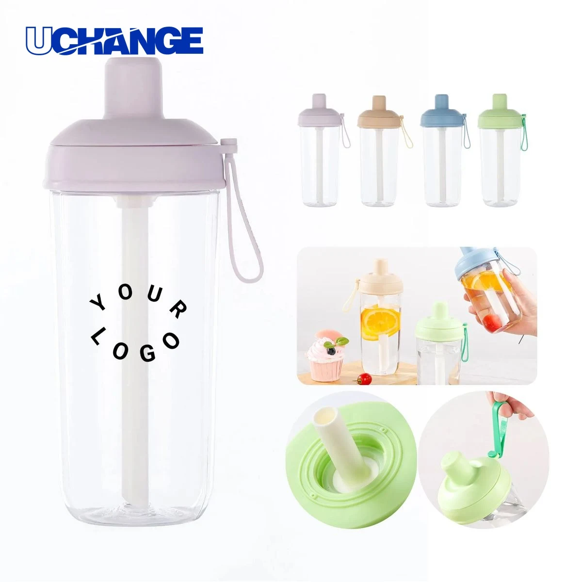 SAN Tumbler Drinkware with Leak Proof Silicone Seal 1
