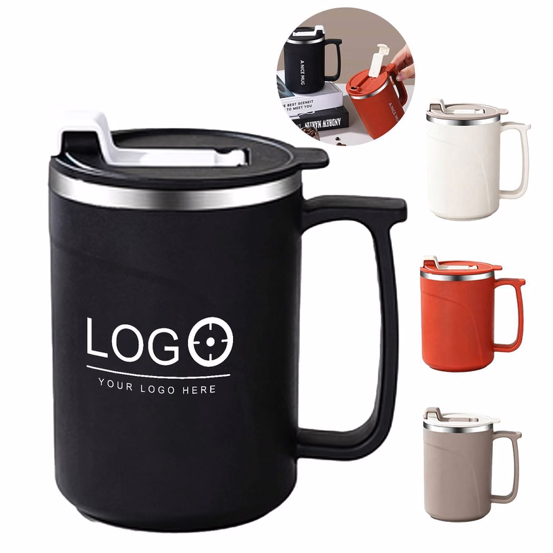 13 oz 304 Stainless Steel Mug with Lid