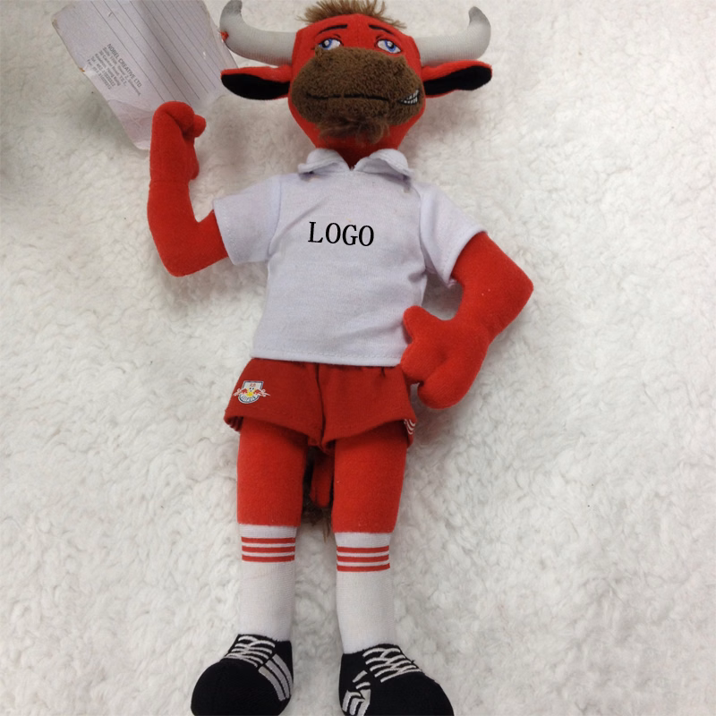 Cow Stuffed Animal w/Shirt (10")