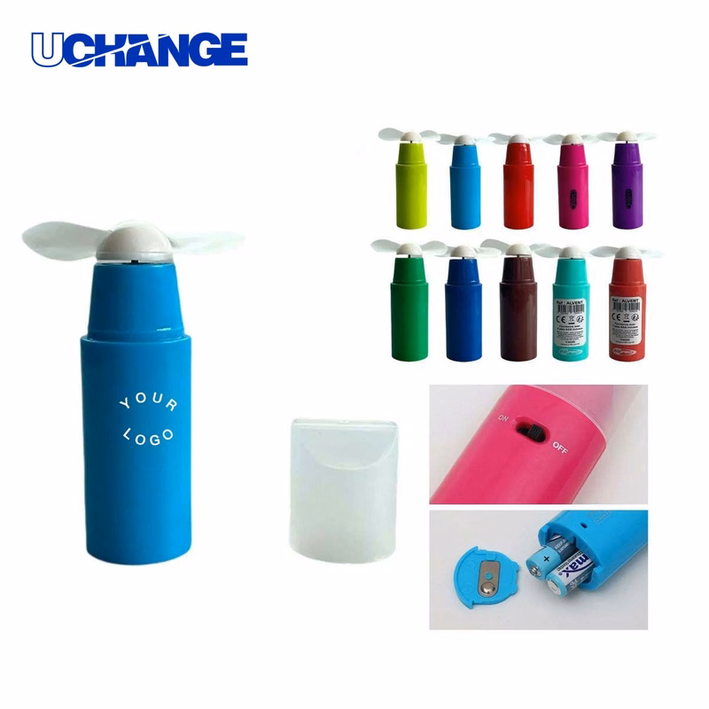 Compact Pocket Fan Tool with Lipstick Style Design