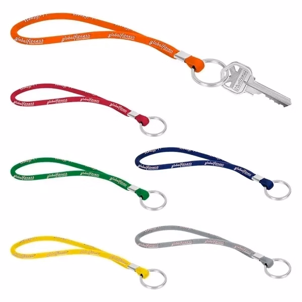 Custom 0.24 Woven Polyester Key Cord Wristband with Adjustable Fit — Event Accessory