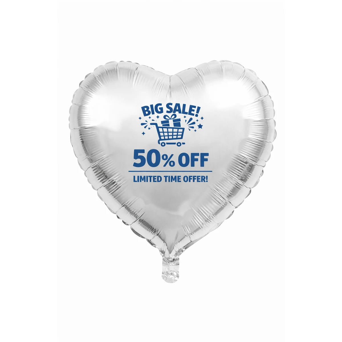 Heart Shaped Mylar Foil Balloons 1