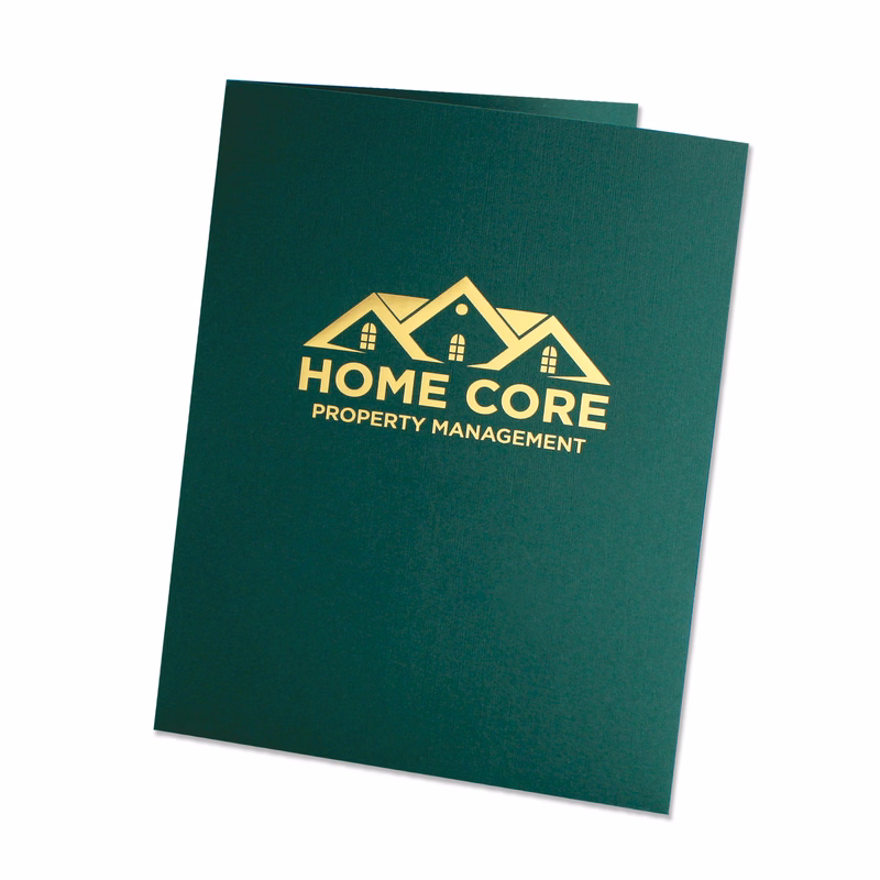 Large Presentation Folders with Foil Stamped Imprint