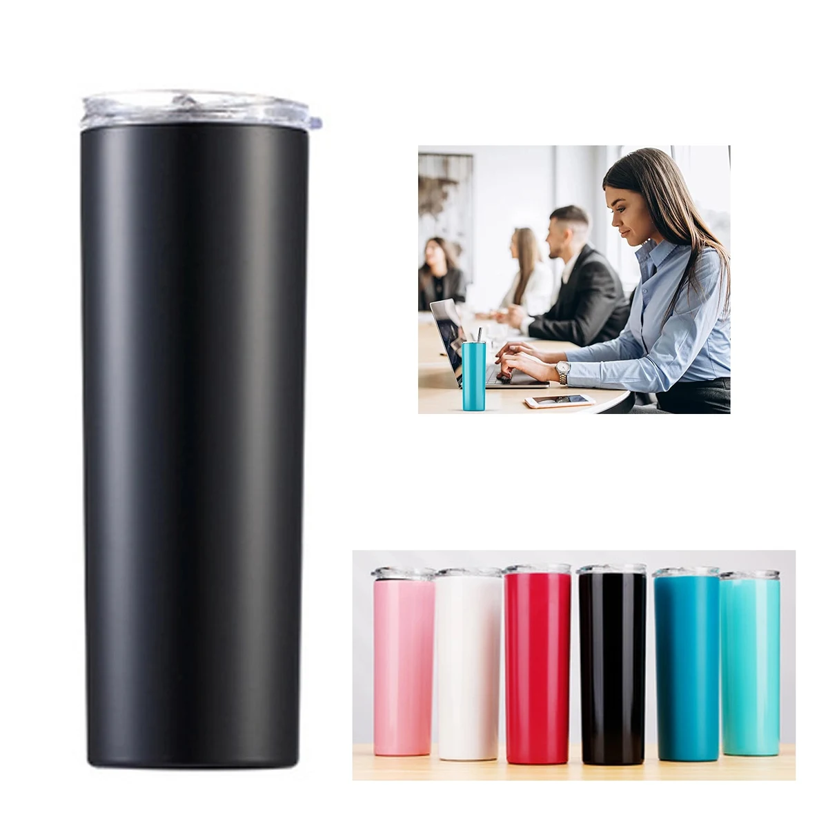 Stainless Steel Skinny Tumblers 1