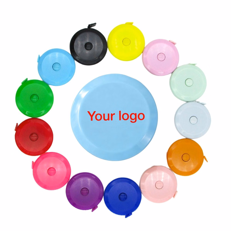 Retractable Mini Tape Measure with Assorted Solid Colors