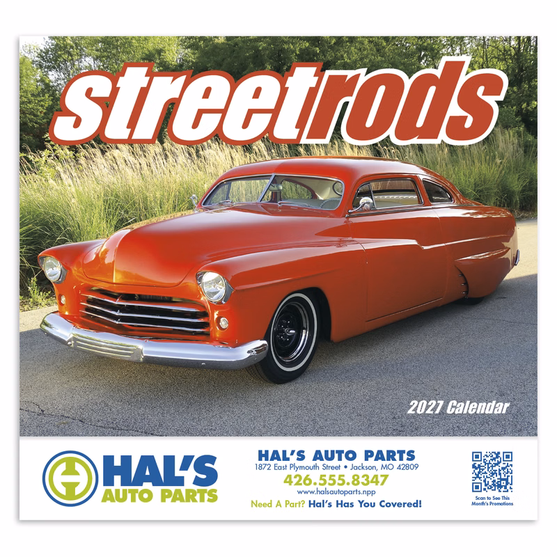 Good Value™ Street Rods - Stapled Calendar
