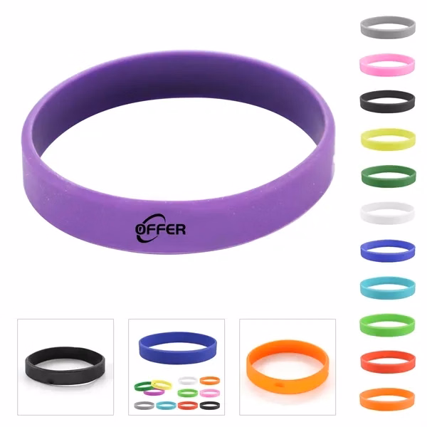 Custom Full Color Silicone Wristband — Trade Shows, Team Building & Fundraising