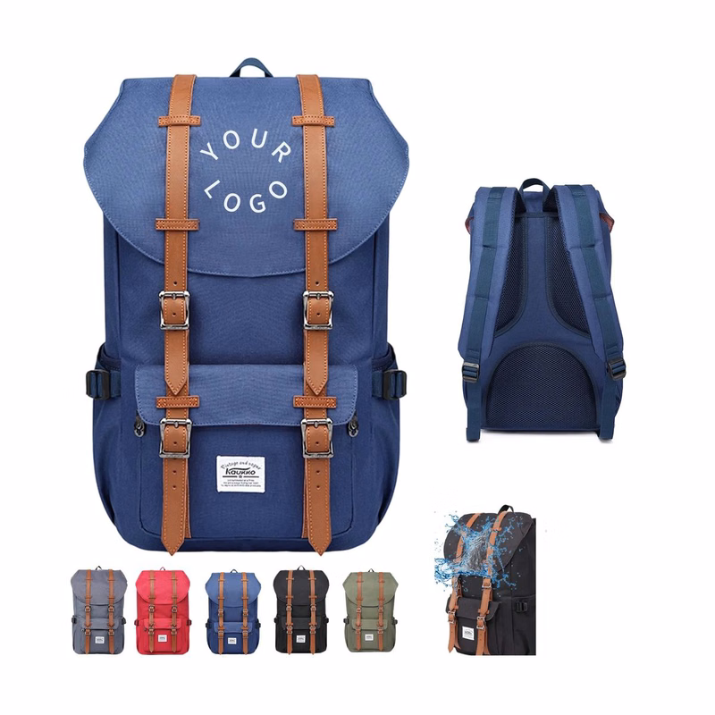 Oxford Laptop Backpack with Breathable Mesh Back Panel