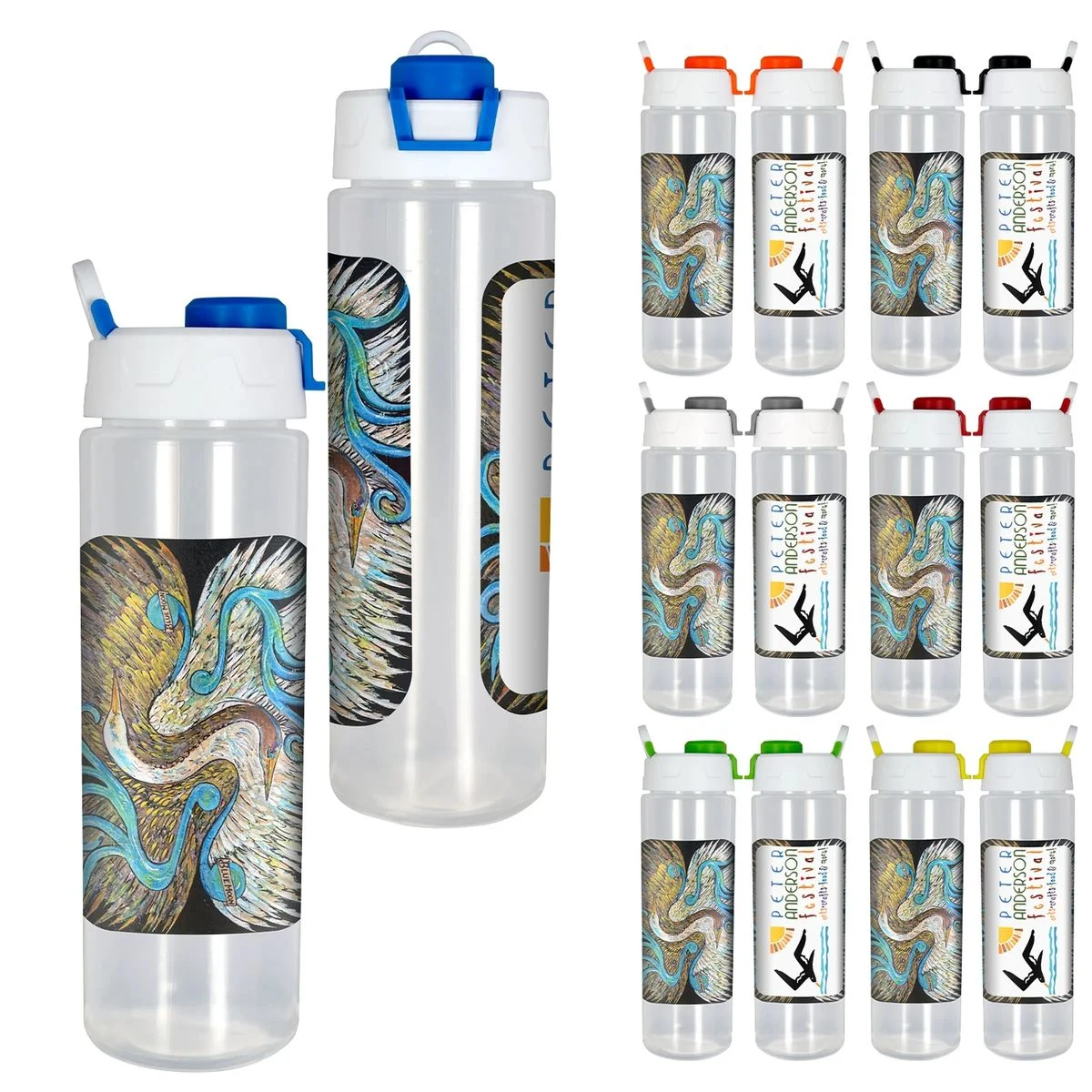 24 OZ. FULL COLOR GRIP POP UP BOTTLE 1