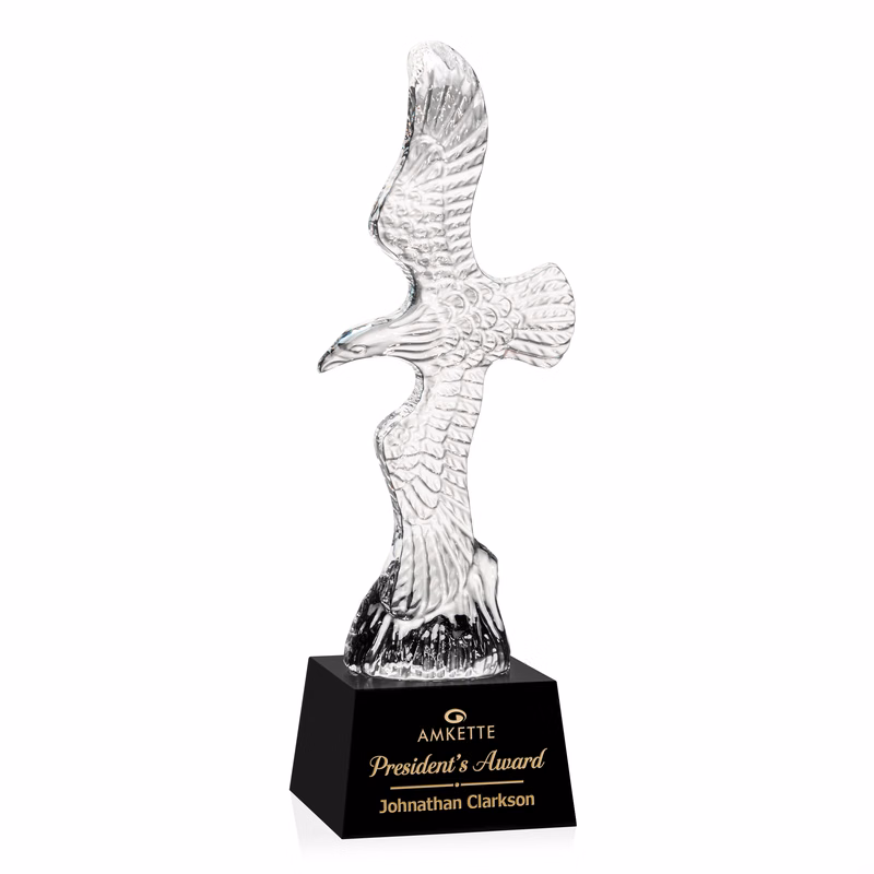 Staffordshire Eagle on Robson Base - Black