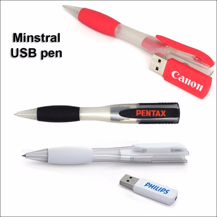 Minstral USB Pen Flash Drive / USB - 1 GB