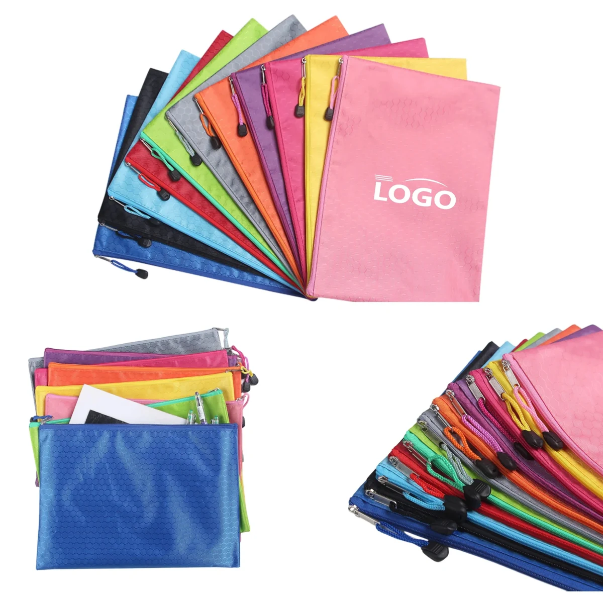 A4 Football Pattern File Bag 1