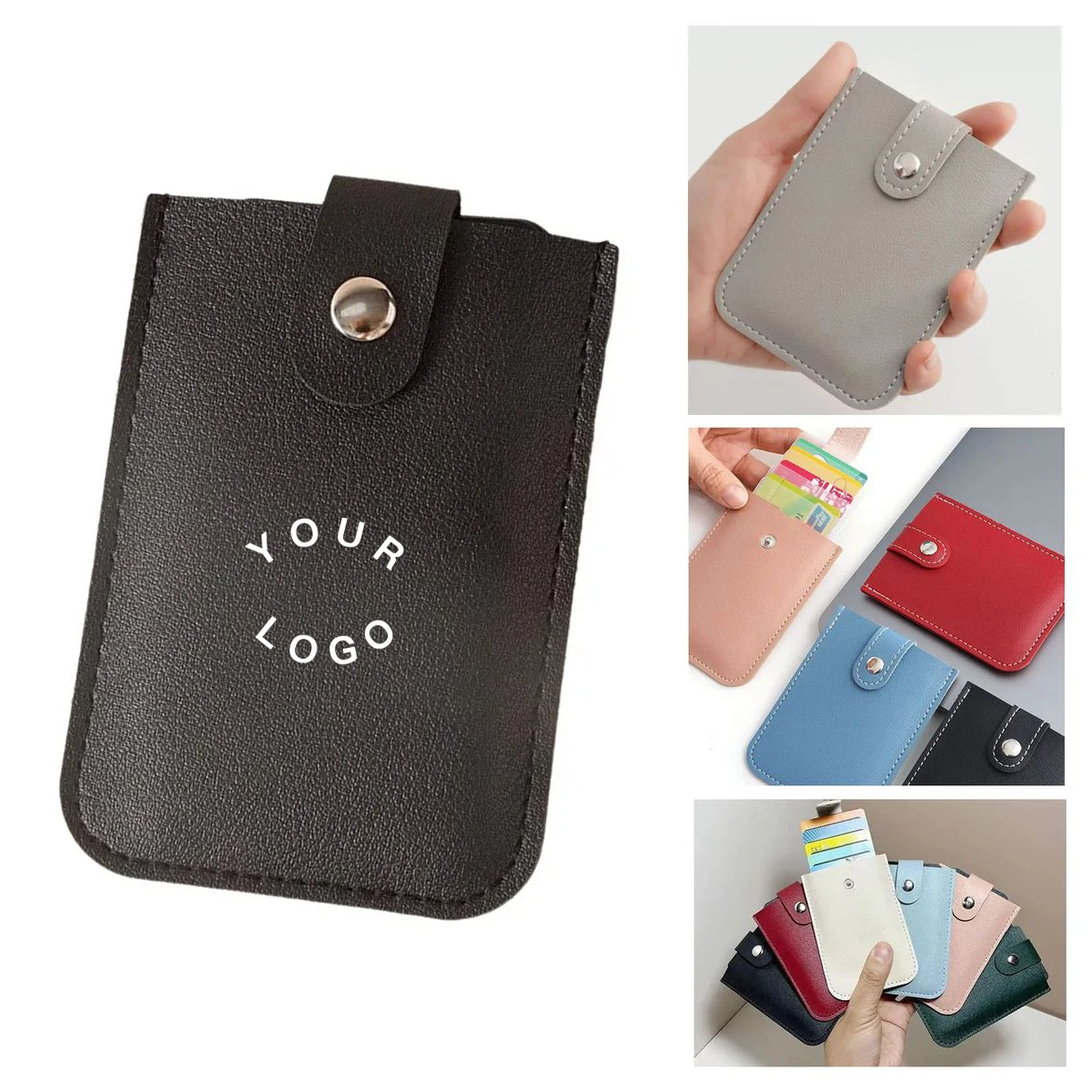 Compact Travel Wallet with Tab and Pocket 1