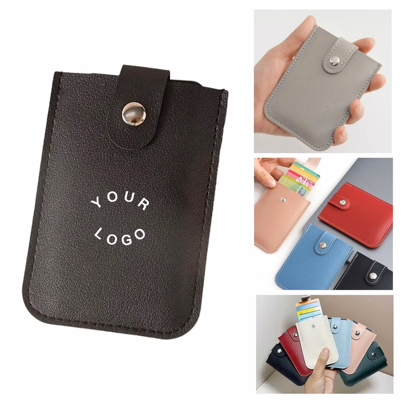 Compact Travel Wallet with Tab and Pocket