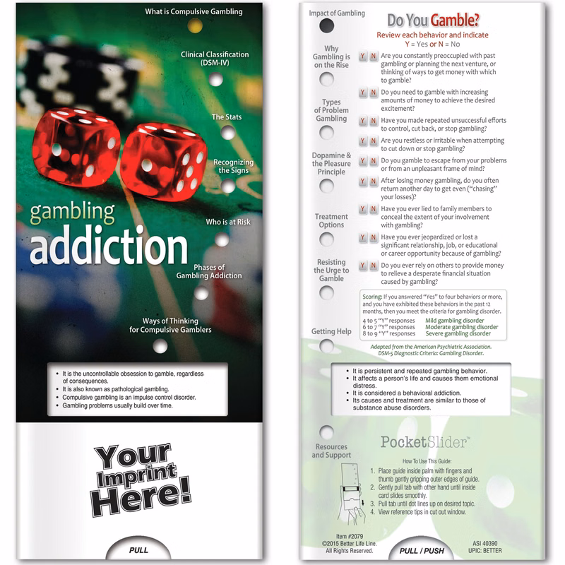 Pocket Slider - Gambling Addiction