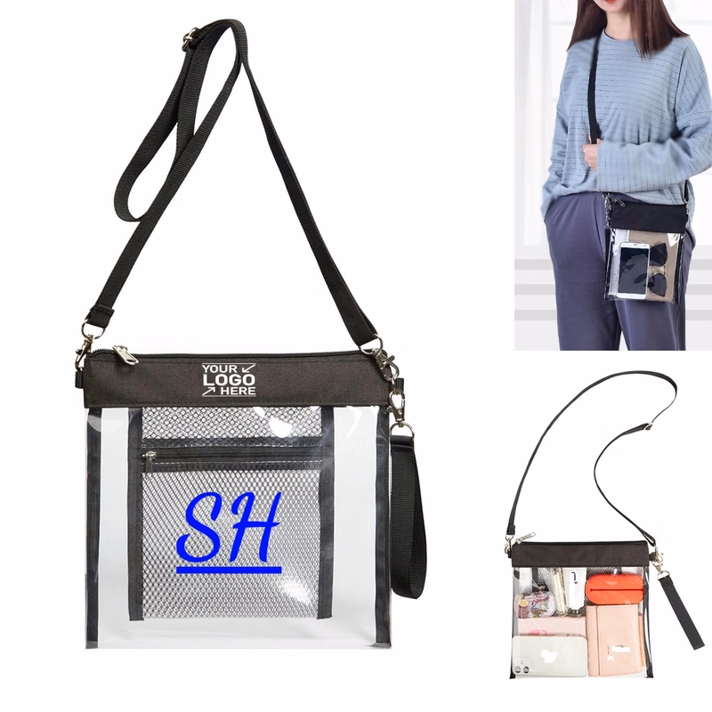 Clear Tote Crossbody Purse Bag