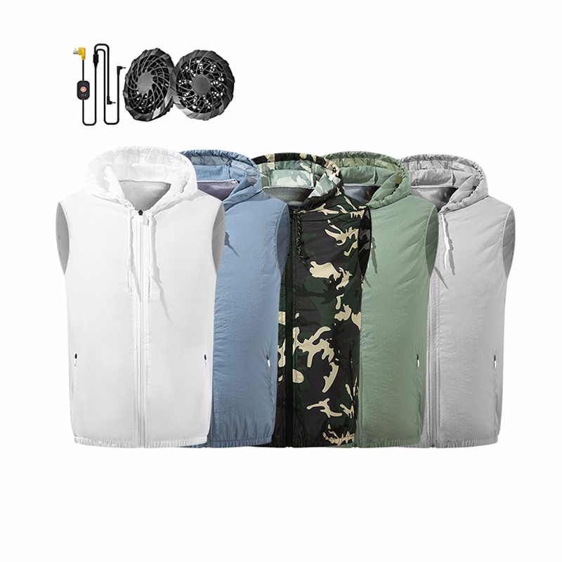 Creative Cooling Fan Vest Clothes