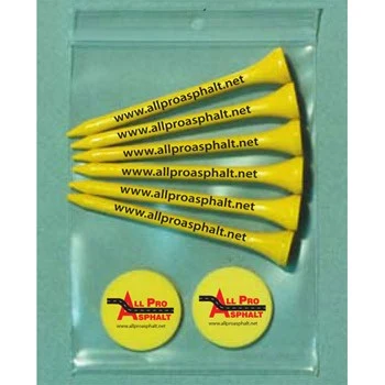 Pro Elite Gold Standard Poly Bag Pack w/ 6 Tees & 2 Markers 1