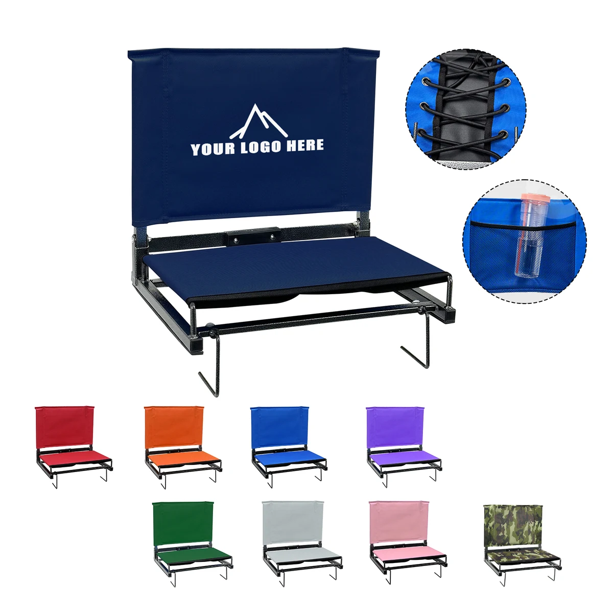 Portable Stadium Seat with Back Support 1
