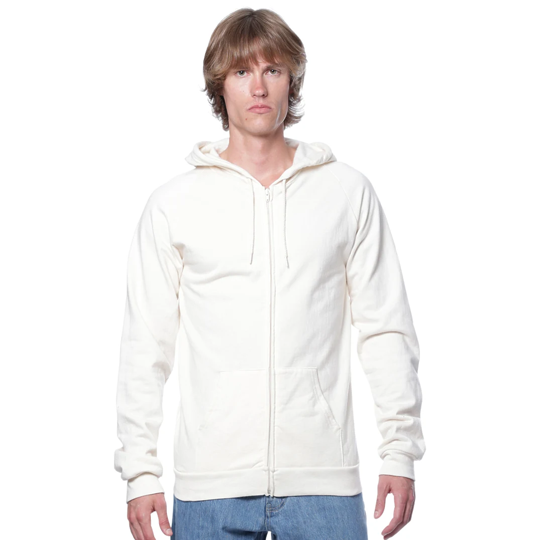 Unisex Organic Cotton Full Zip Hoodie 1