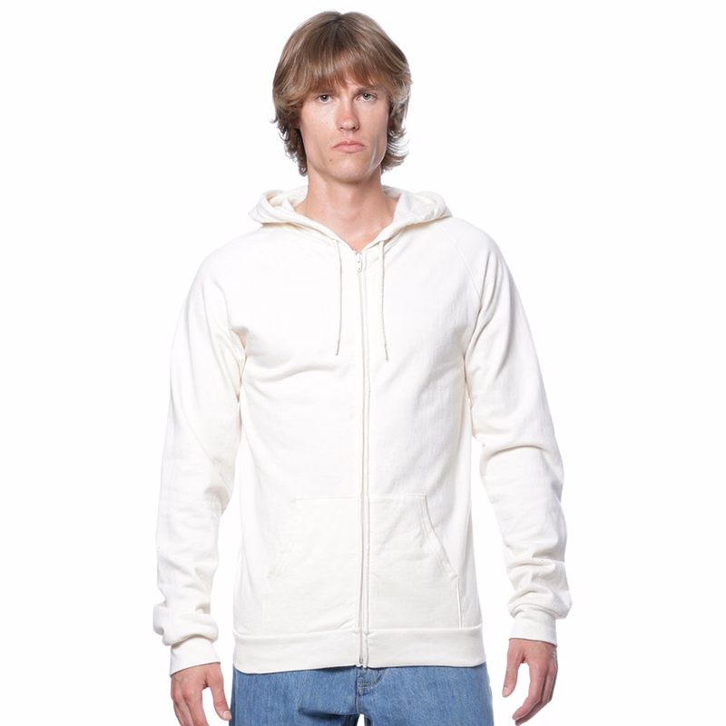 Unisex Organic Cotton Full Zip Hoodie