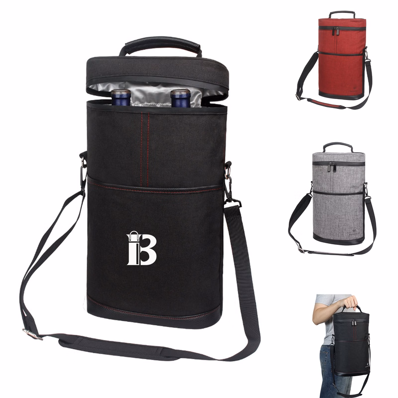 Oxford Insulated Wine Gift Tote Bag