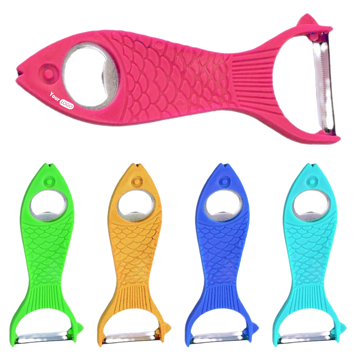 Plastic Durable And Compact Fish Peeler And Bottle Opener For Versatile Use 1