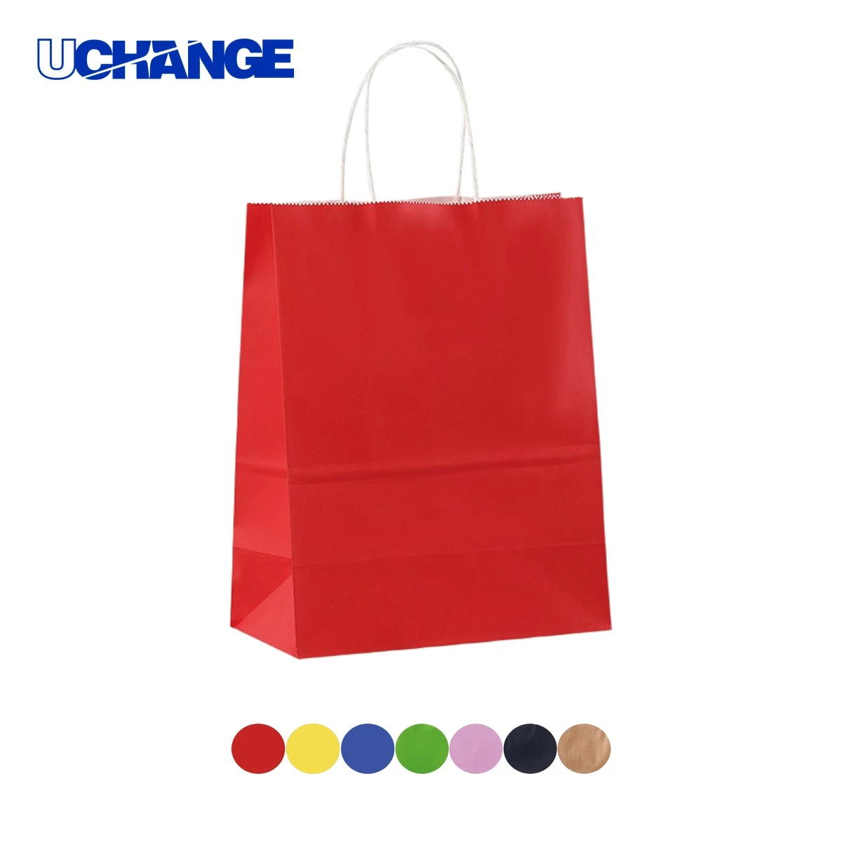 Mini Kraft Paper Shopper Tote Bag for Small Items 1