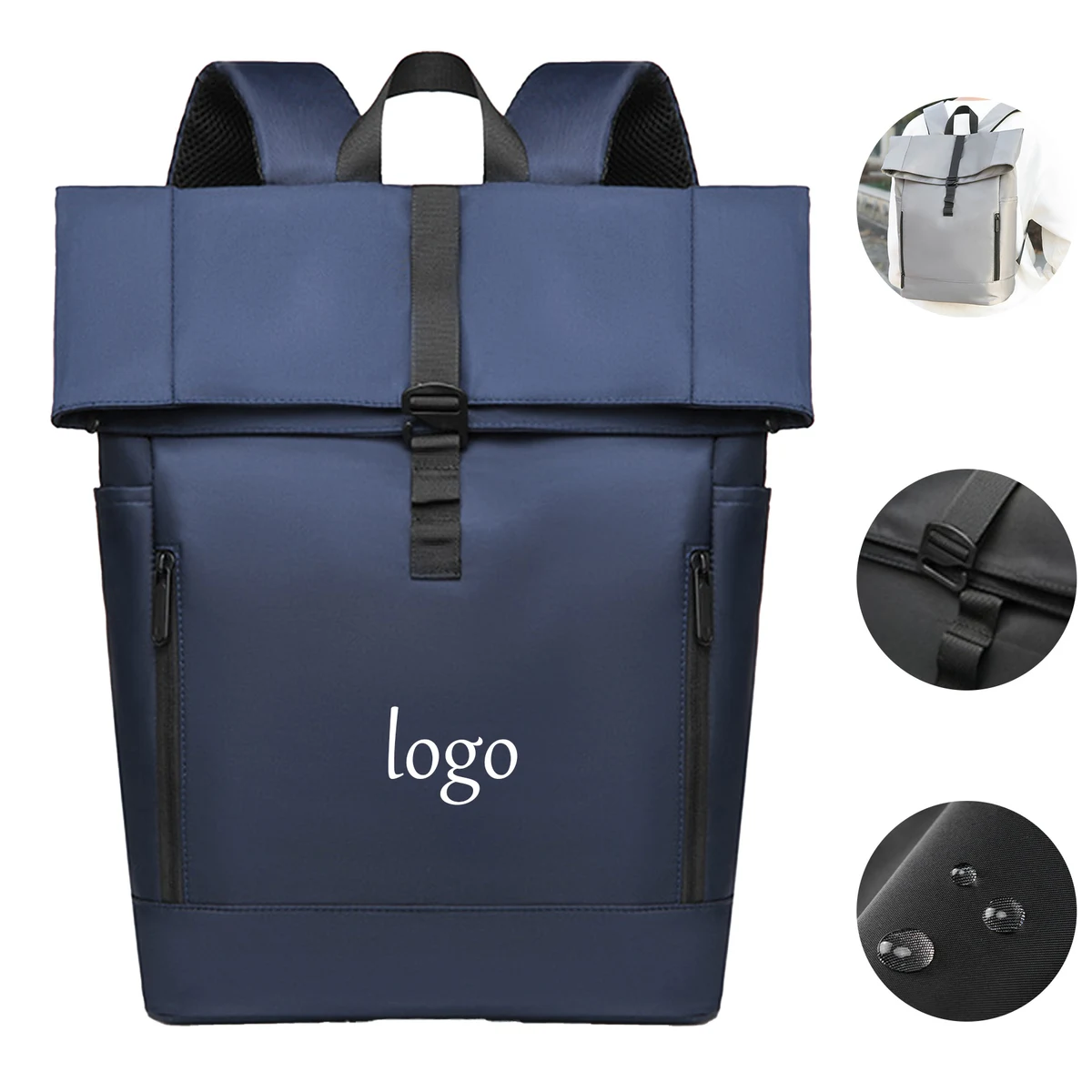 Roll Top Backpack 1