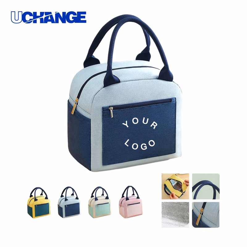 Oxford Fabric Lunch Tote Cooler with Insulated Compartment