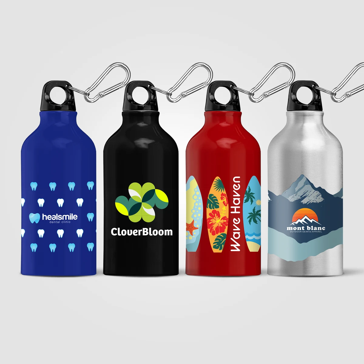 Portland - 19 oz. Aluminum Water Bottle, custom water bottle with logo imprint 1