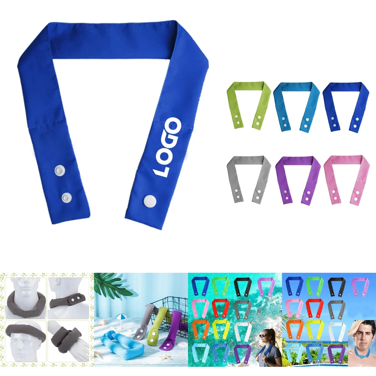 Full Color Cooling Neck Wrap With Buckle 1