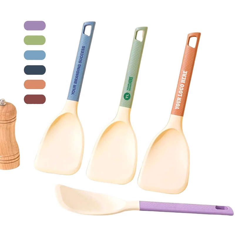 Long Handle Silicone Spatula For Nonstick Pans