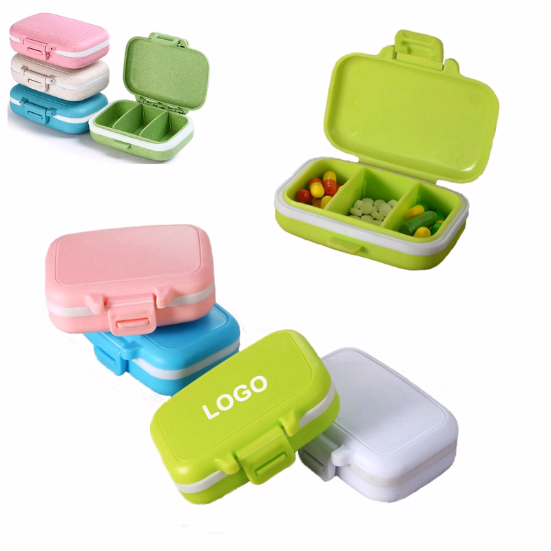 3 Removable Compartments Pill Box
