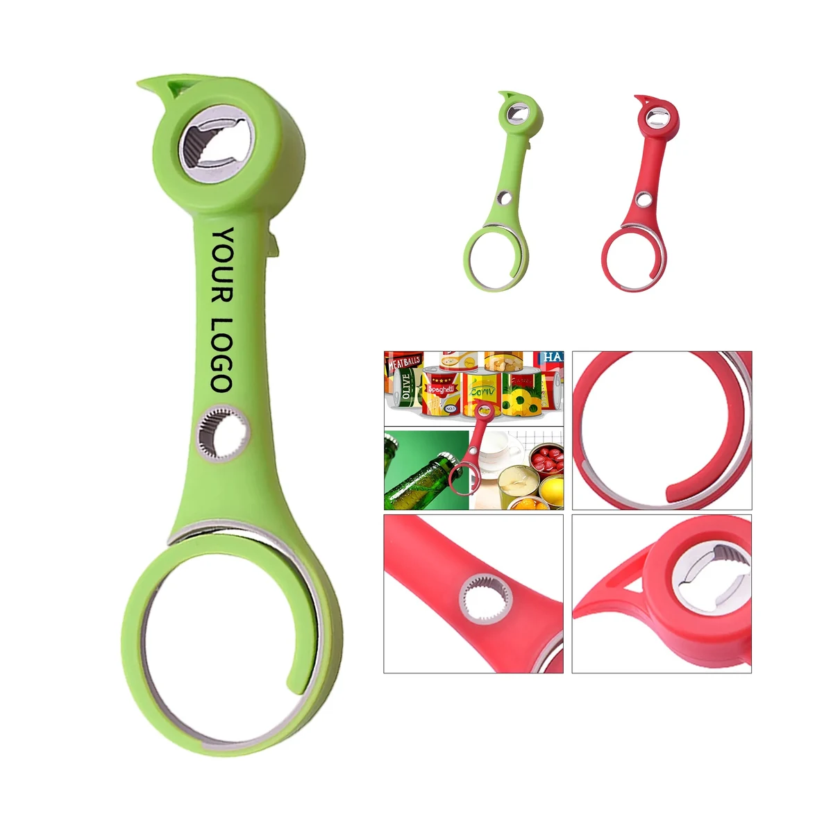 Multi-Functional Bottle Opener with Ergonomic Handle 1