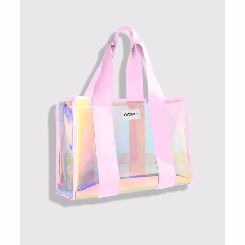 Iridescent Vinyl Tote