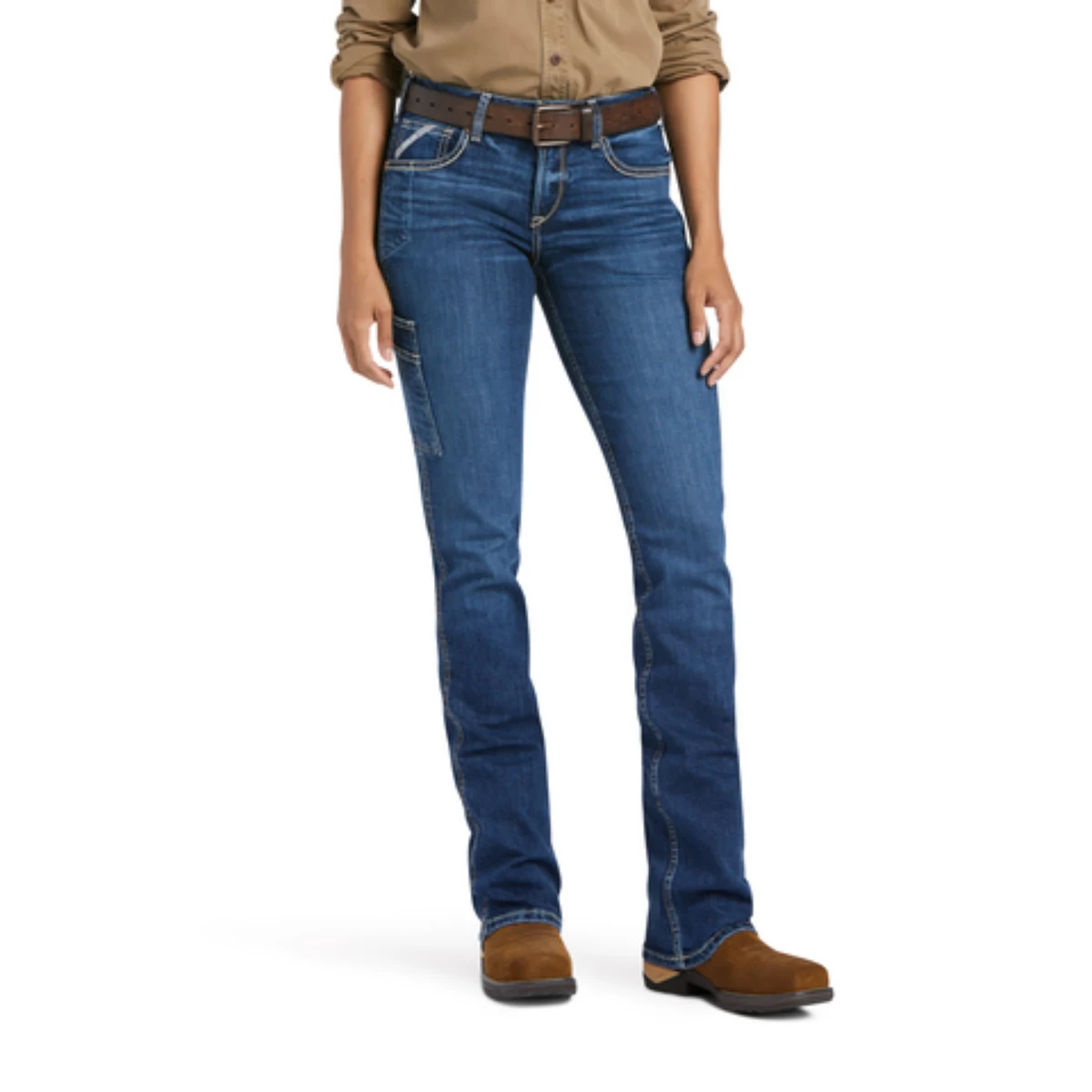 Ariat Rebar Work Flex Perfect Rise Riveter Boot Cut Jean 1