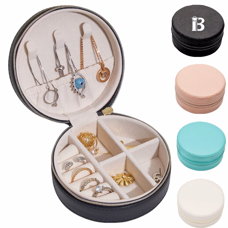 Circular Jewelry box Storage Bag